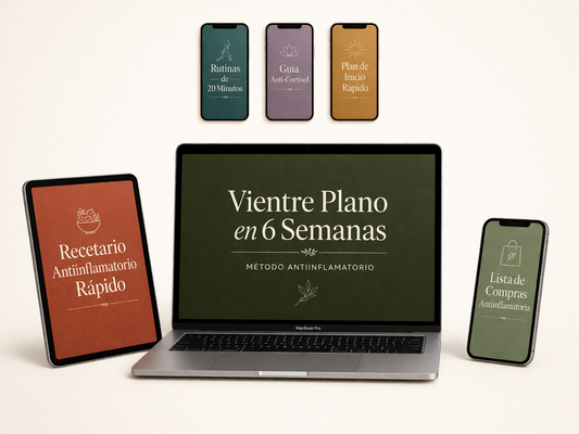 📦Vientre Plano en 6 Semanas + 5 bonus